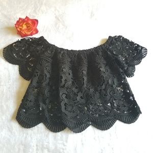 LACE | Lucy Paris Off the Shoulder Top